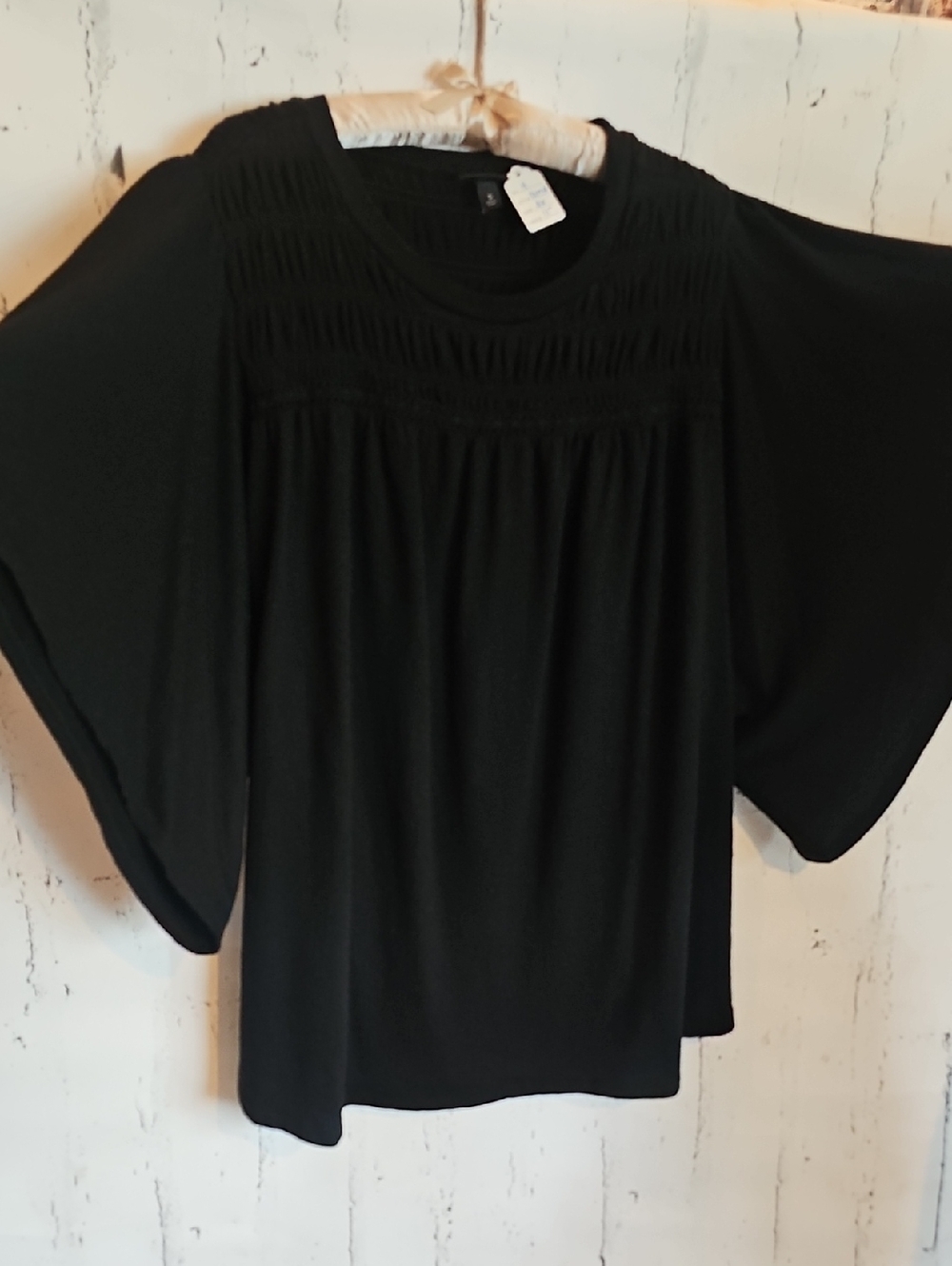 Torrid Black Smocked-Yoke Flow Top (4)